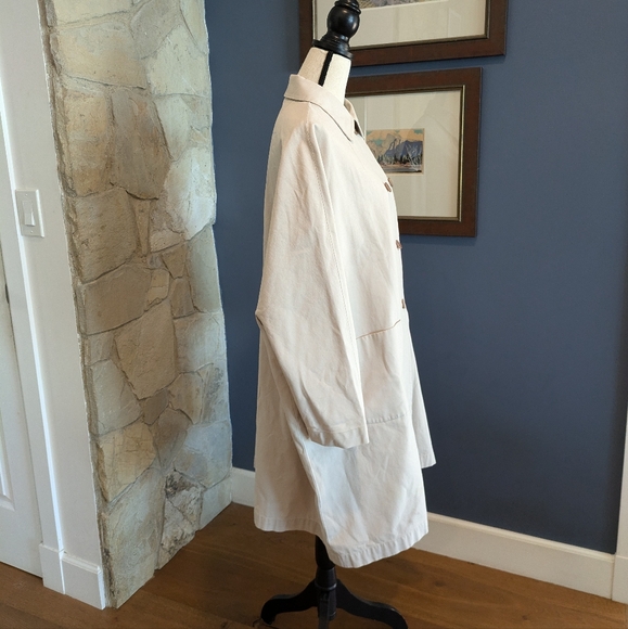 Marni Hidden Path of Light Trenchcoat in Sand Cotton - Picture 3 of 10